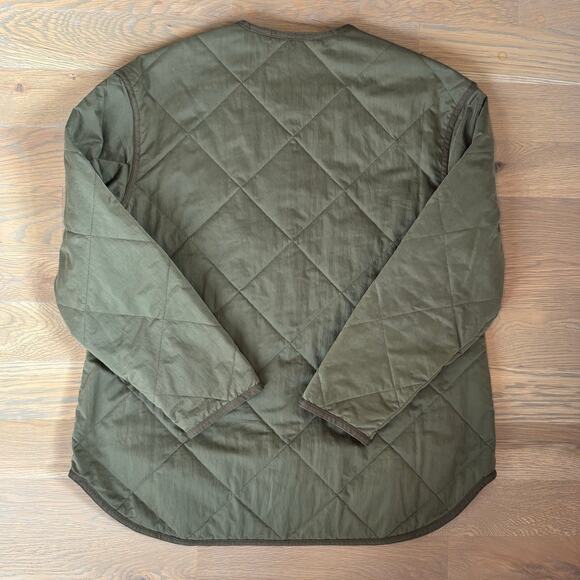 Orvis 1856 Quilted Liner Jacket Lightweight Chore Barn Olive Womens Medium - Picture 8 of 10